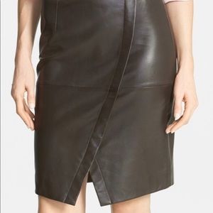 NWOT halogen leather pencil skirt